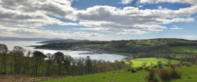 Overlooking Kames Bay