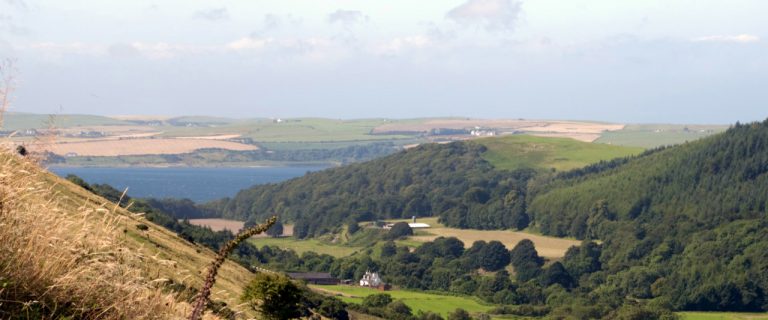 Loch Ryan and the North Rhins from the Loch Ryan Coastal Path
