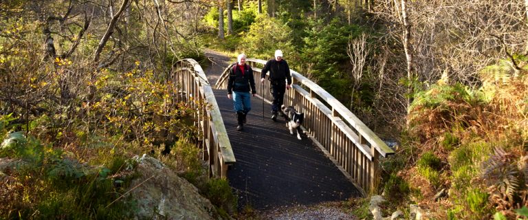 Bridge over Achray Water, from Loch Katrine