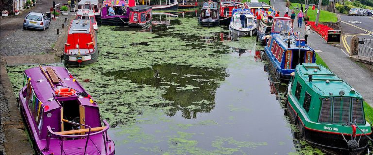 Boats on the Union Canal