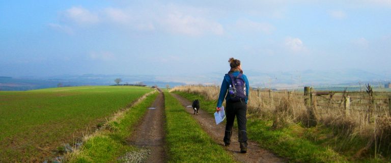 Crossing Cessford Moor