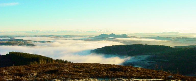 Eildon Hills from the Southern Upland Way